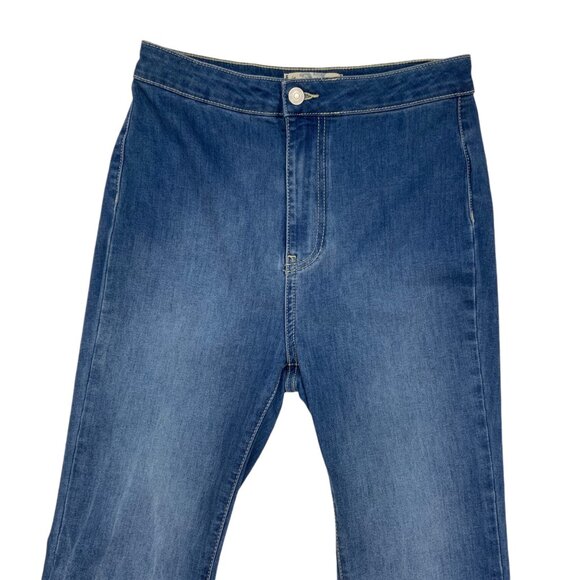 Free People We The Free Float On Flare Stretch Jean 27 Bell Bottom High Rise - Picture 9 of 14
